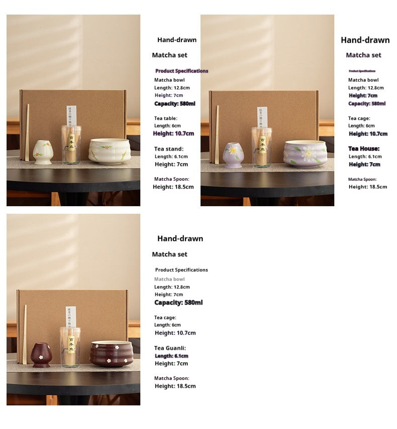 Zen Chinese Matcha Tea Set Suit