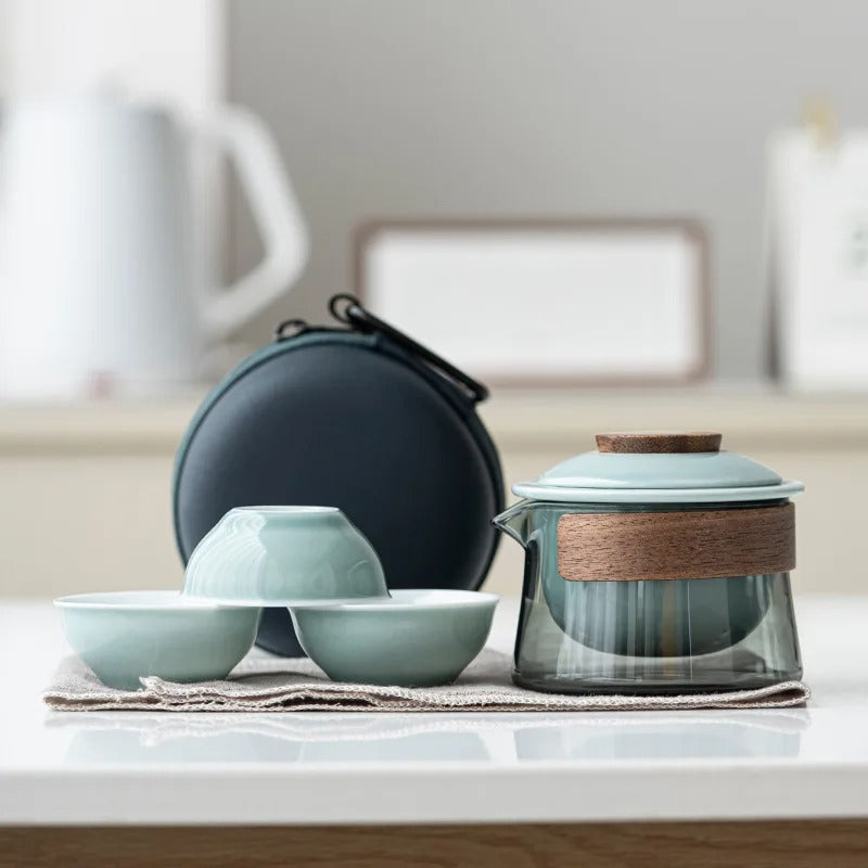 Teapot and Tea Cup Set Kit