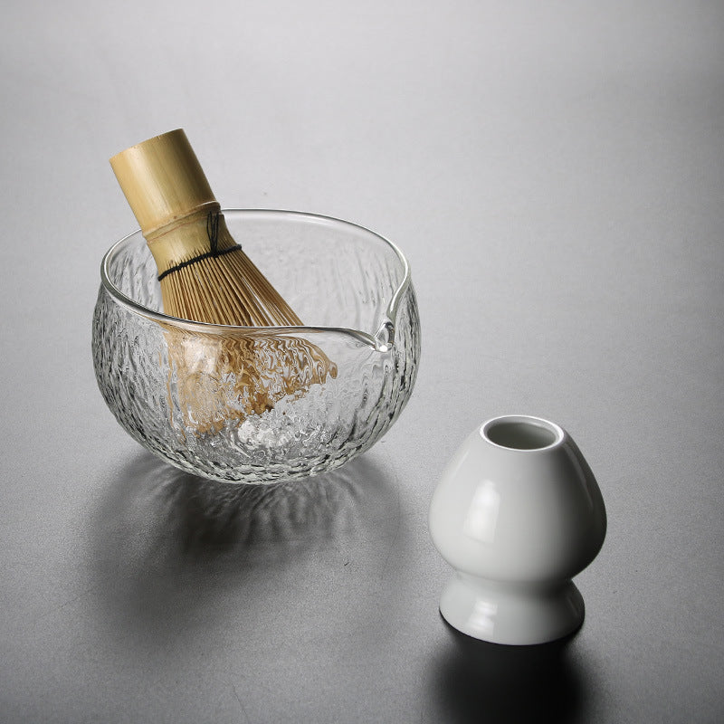 5-piece Matcha Transparent Glass Set Whisky Brewing Tool