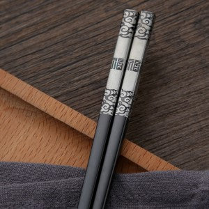 304 Stainless Steel Chopsticks Set Of 3 - Luxury Japanese Reusable Chopsticks