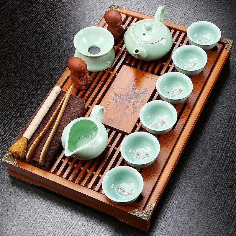 Yixing Ceramic Kung Fu Tea Set