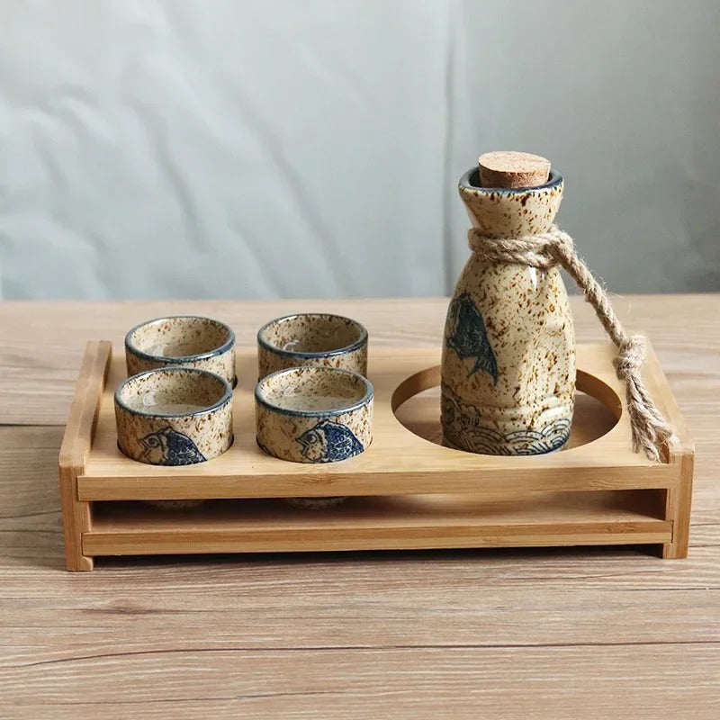 Japanese Sake Cups Set Creative Sake Cup Vintage Mens Gift