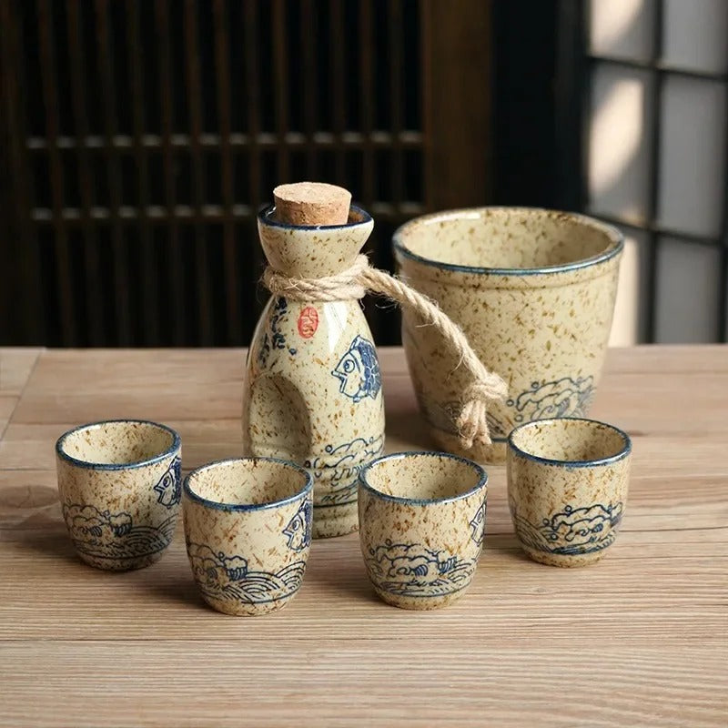 Japanese Sake Cups Set Creative Sake Cup Vintage Mens Gift