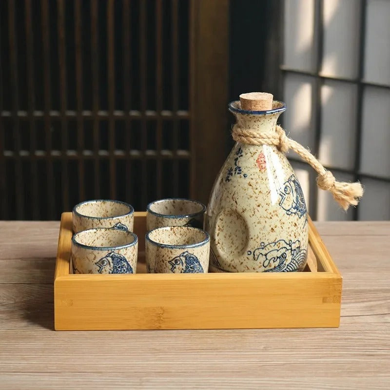 Japanese Sake Cups Set Creative Sake Cup Vintage Mens Gift