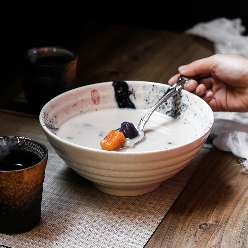 Japanese style large bowl