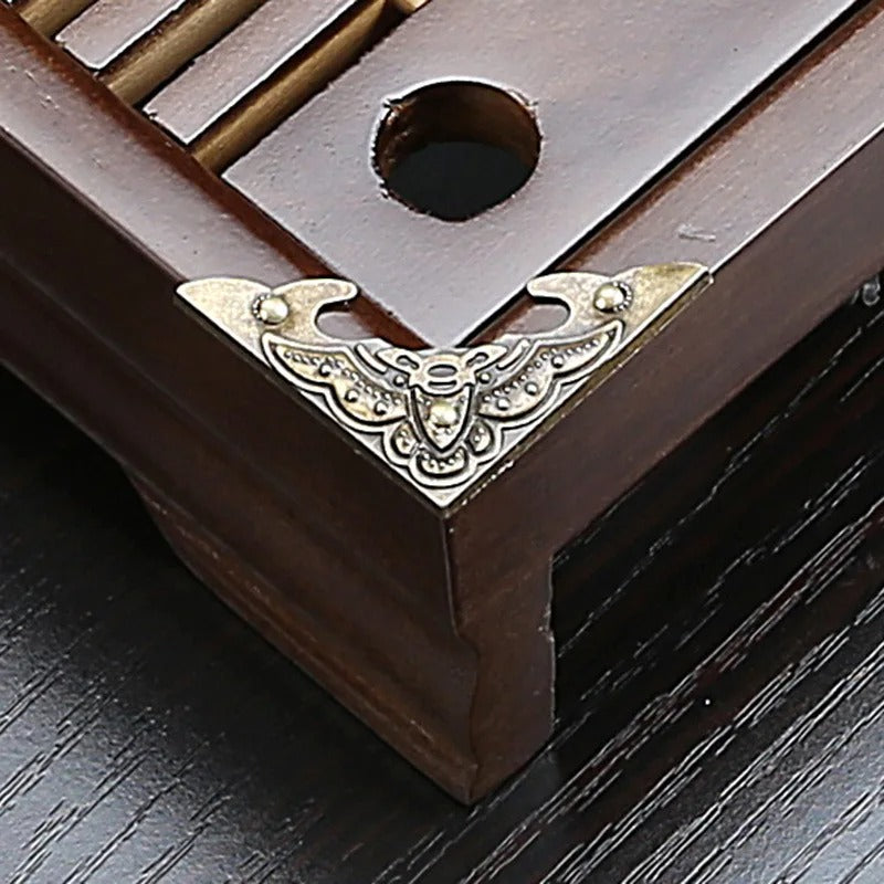 Solid Wood Tea Tray KungFu Tea Set Drawer