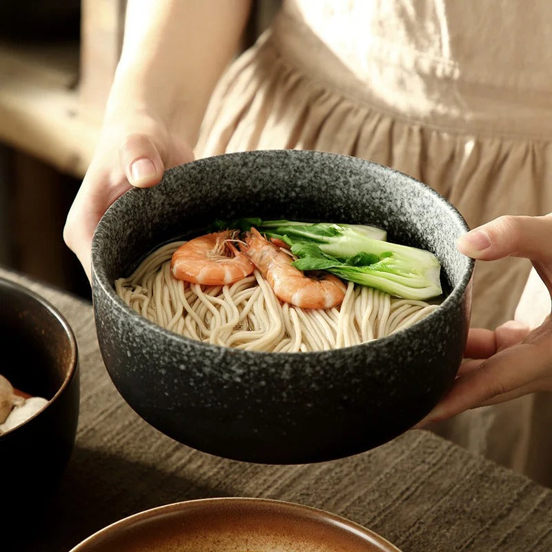 Japanese Style Ceramic Ramen Bowl