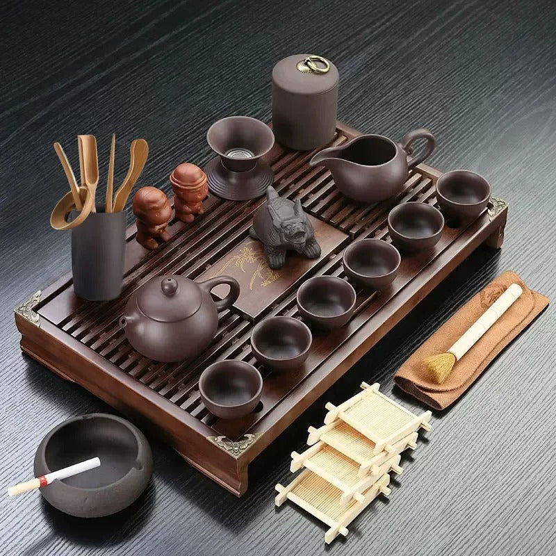 Yixing Ceramic Kung Fu Tea Set