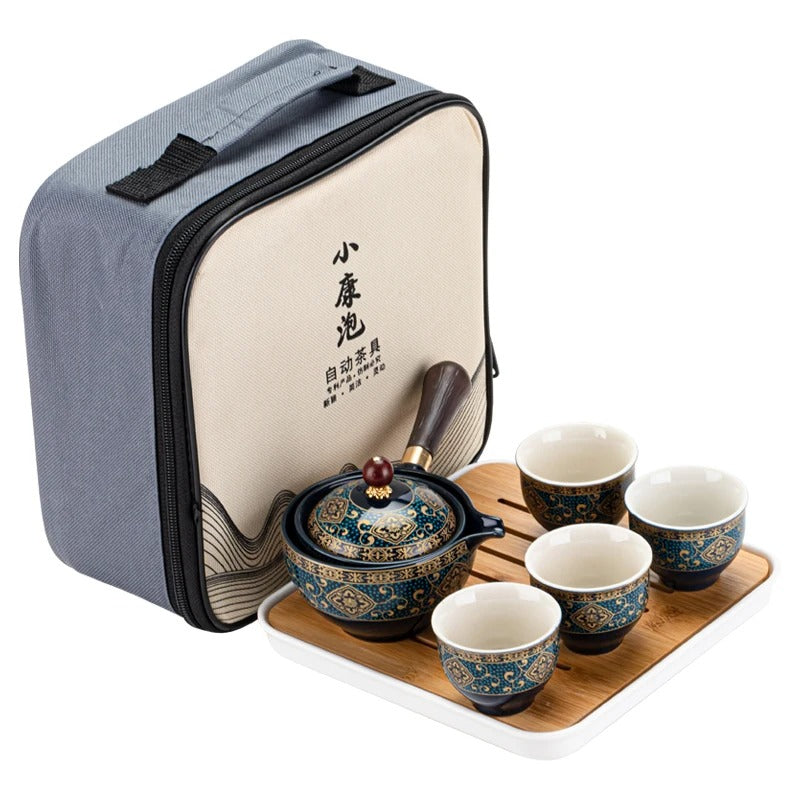 Portable Porcelain Chinese Gongfu Tea Set