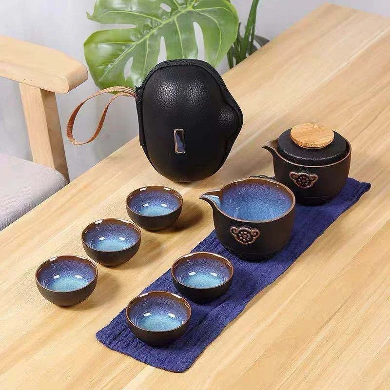 Ceramic Portable Porcelain Teaset